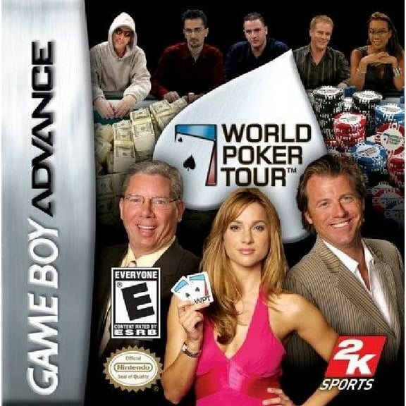 Restored World Poker Tour (Nintendo Game Boy Advance, 2005) (Refurbished)