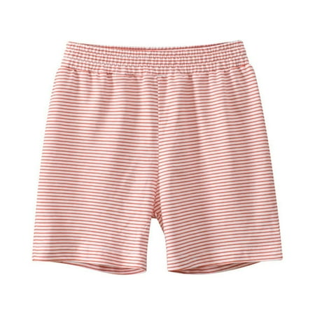 

TIREOW Comfortable Trousers for Children s Toddler Boys and Girls Striped Printed Summer Sports Shorts Kids Beach Shorts for 1 To 7 Years Outdoor Daily Pants for Kids