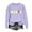 Purple, variant on HOMBOM Womens Christmas Sweatshirts Crewneck Merry Holiday Graphic Light Up Xmas Pullover Sweatshirt for Adult Khaki