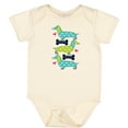 thumbnail image 3 of Inktastic Dachshund Dog Lover Polka Dot Puppies Girls Baby Bodysuit, 3 of 5