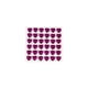 thumbnail image 1 of Bearachild 10 hojas de pegatinas de joya, calcomanías acrílicas de cuenta, Material tridimensional, pegatina para uñas, nevera, color mezclado Artesanía Morado oscuro Bearachild HA062096-15B, 1 of 6