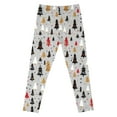thumbnail image 4 of Utoimkio Girls Christmas Snowflake Elk Printed Stretch Leggings Soft Comfortable Ankle Length Pants Leggings for Kid Little Girls 3-8 Years, 4 of 4