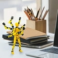 thumbnail image 4 of T13 Action Figure Set, Dummy Robot Titan 13 Action Figures, Suitable for Collectors, Desktop Decoration,Creative Assembly And Decompression Toys Yellow, 4 of 7