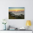 thumbnail image 2 of Scripture Walls Psalm 136:1 For His Mercy Bible Verse Canvas Christian Wall Art Ready to Hang Unframed, 2 of 16