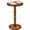 Brown, variant on Artmeer Round Side Table for Small Spaces Solid Wood Top Pedestal Accent End Table Nightstand Drink Stand for Living Room Bedroom Office Corner, Brown