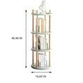 thumbnail image 4 of Solid Wood 360° Rotating Bookcase - Large-Capacity Storage in Living Spaces, 4 of 6