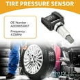 thumbnail image 2 of No.A0009053907 Tire Pressure Sensor for Mercedes-Benz C300 2015-2023 TPMS Sensor 1 Pc 433MHz, 2 of 7