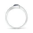 thumbnail image 2 of Angara Natural 0.7 Ct. Blue Sapphire Solitaire Ring in Sterling Silver for Women (Ring Size: 7), 2 of 10