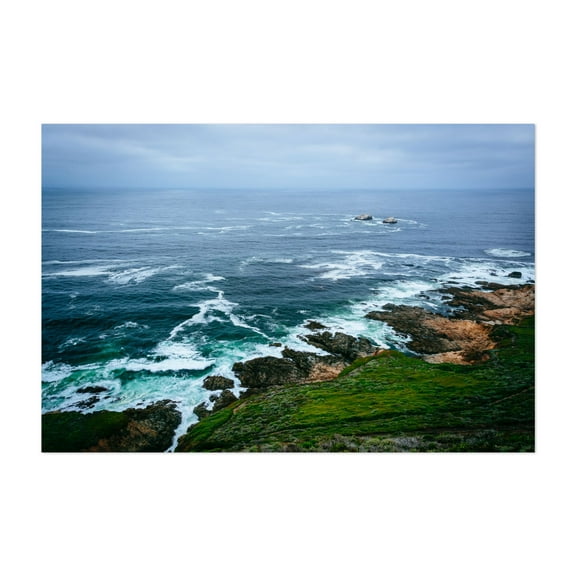 Cliffside in Garrapata - Big Sur California Photography Unframed Wall Art Print 5 x 7 inches
