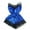 Blue, variant on Cameland Fashion Skin-friendly Lace Sleepwear Temptation Underwear Nightdress Halter Top Shorts Two-Piece Set