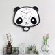 thumbnail image 2 of Reloj de pared de panda de estilo nórdico, reloj de madera silencioso para el hogar y la sala de estar Sincero Electrónica, 2 of 5