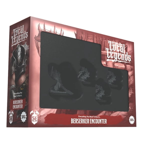 Steamforged Games Epic Encounters Local Legends Berserker Tabletop Game with Illustrated Battle Map