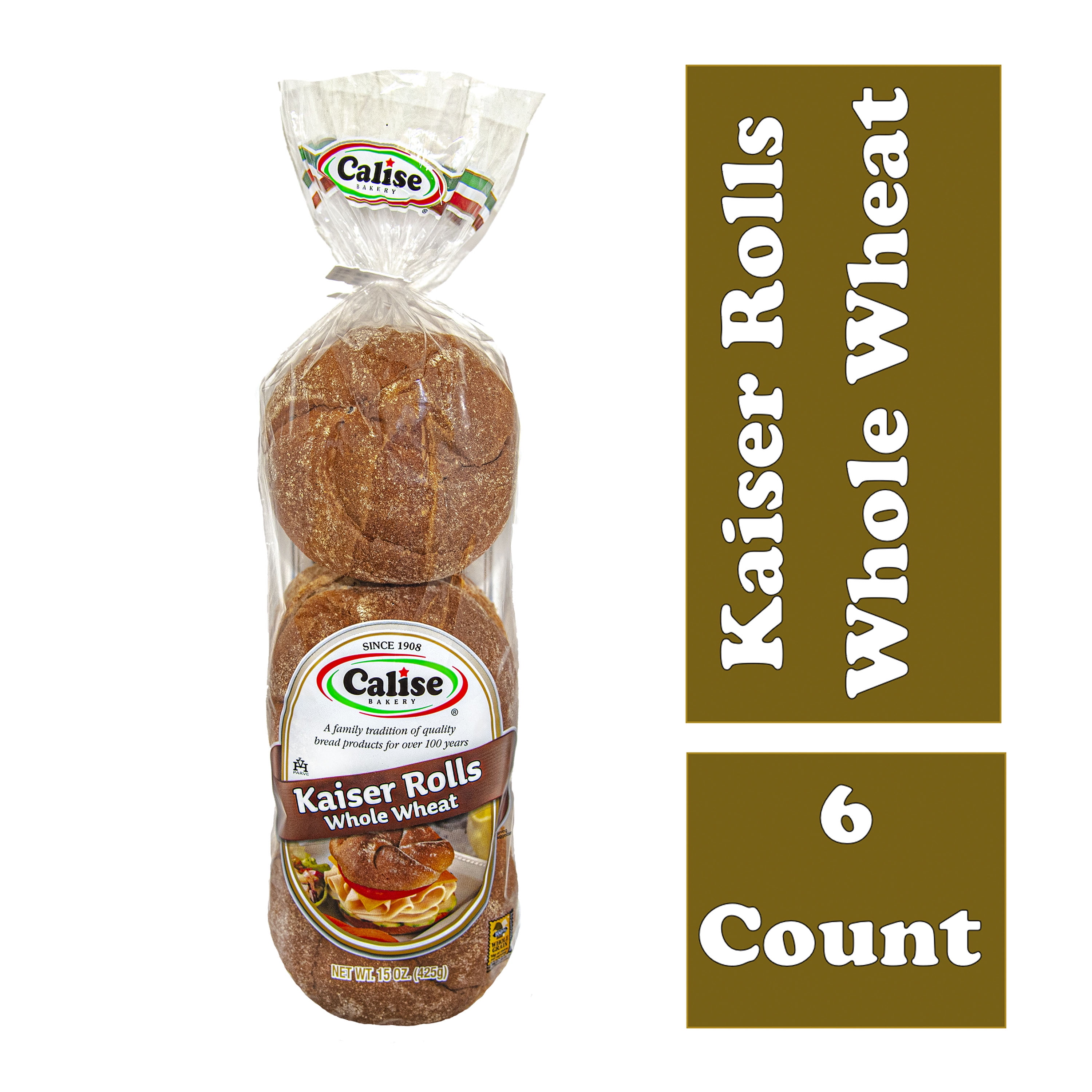 Calise Wheat Kaiser Rolls 15oz BrickSeek