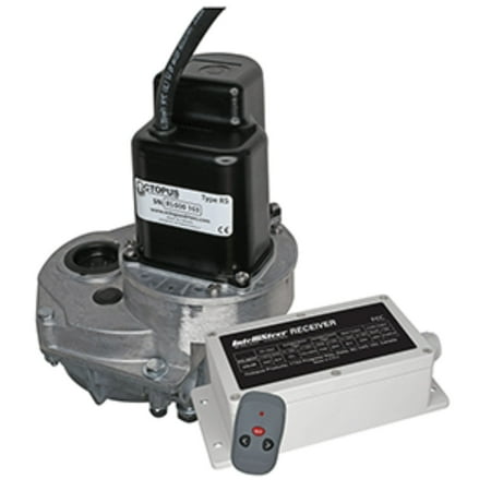 25 Black Gray and White Intellisteer Type R for Cable Steered Boats with Auxiliary Outboards