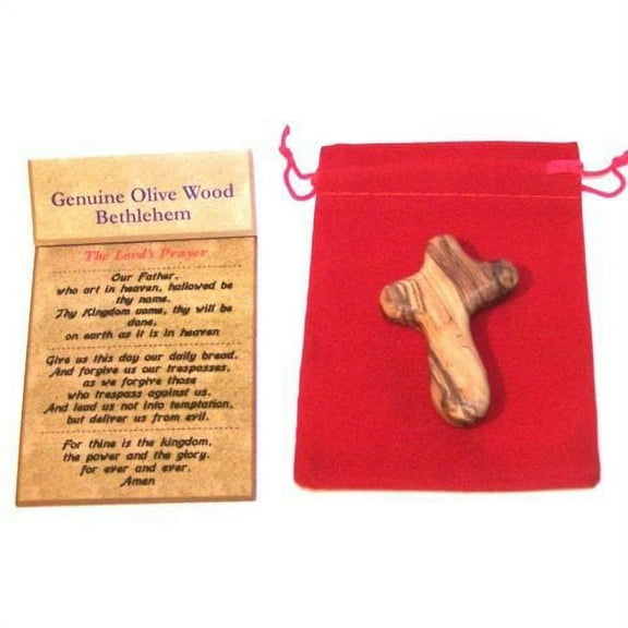 Holy Land Market The Lord Prayer Hand Made in Bethlehem, Olive wood