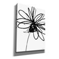 thumbnail image 2 of Epic Graffiti 'Black Ink Flower III' by Linda Woods, Canvas Wall Art, 40"x54", 2 of 3