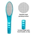 thumbnail image 3 of Glass Foot File Foot Care Callus Remover For Dead Skin Cracked Heels, Professional Pedicure - Snngv, 3 of 5