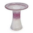 thumbnail image 2 of MAYEERTY 18.11"H Ceramic Bird Bath, Freestanding Outdoor Birdbath for Patio, Garden, Rose Ombre, 2 of 8