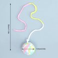 thumbnail image 2 of Cat Toy Ball Wool Interactive Funny Cat Pom Pom Toy Kitten Play Ball with Bell, 2 of 10