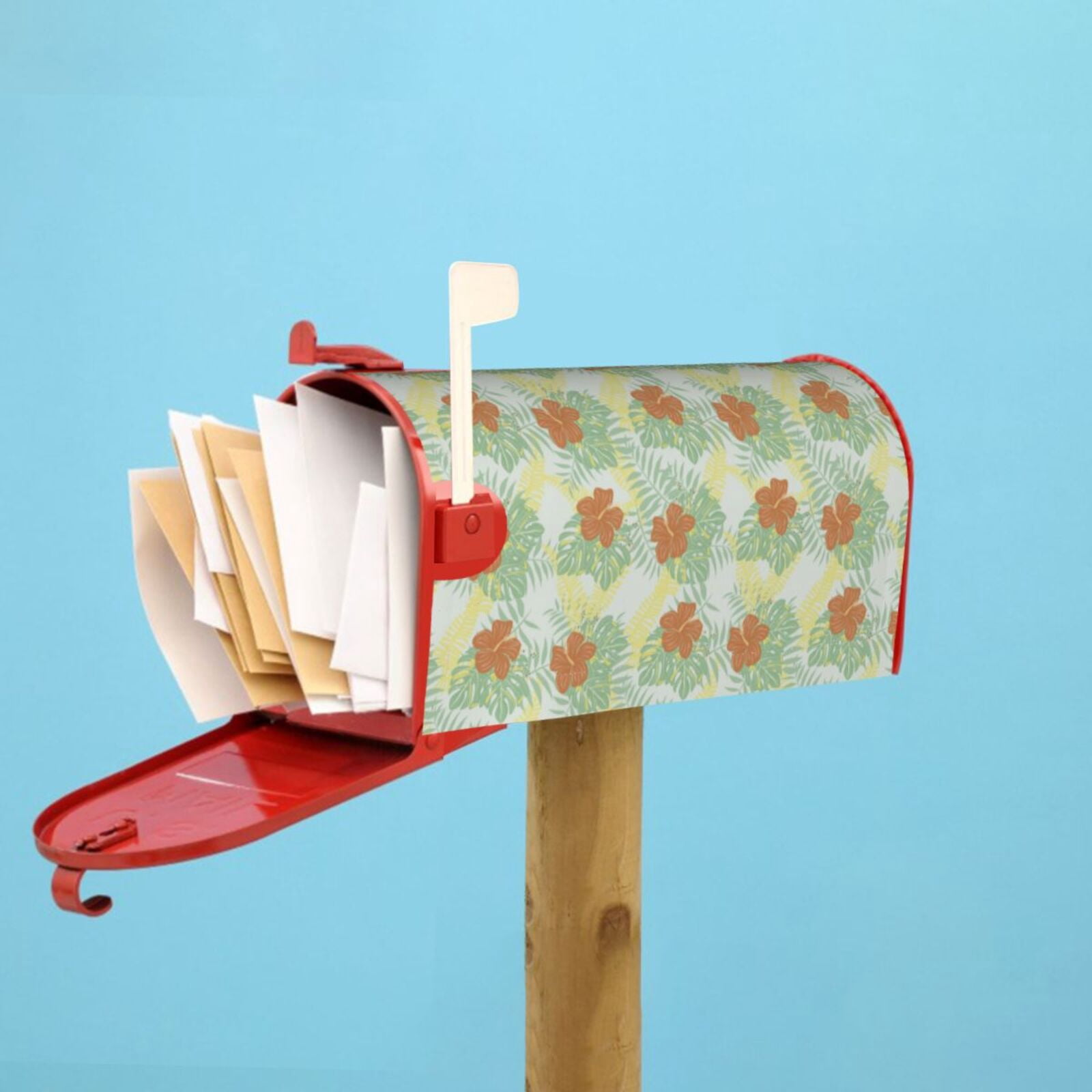 Kdxio Magnetic Mailbox Cover 25.5x21 in Mailbox Cover Outdoor Decoration Holiday Mailbox Covers for Home Garden Yard-25.5x21 in