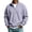 Light Purple #16, variant on Dresfit Mock Neck Sweatshirt for Men Collared Waffle Sweatshirts Winter Long Sleeve Quarter Zip Pullover Collared Drop Shoulder Knit Shirts L