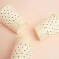 thumbnail image 4 of Vasos de papel Yotijar Con rayas rosas 10 piezas desechables, 4 of 6