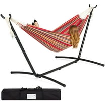 MEDA 50038 Hammock Stand, Red Stripes