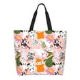 thumbnail image 1 of Balery Cartoon Halloween Bolsa Tote Estilo Estético con Cremalleras, Bolsa de Hombro, Bolsa de Compras Grande y Plegable, 1 of 8