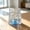 Transparent-F, variant on Rotating Whiskey Glass Set With Ambient Lighting 360-Degree Crystal Vintage Ribbed Bar Glass