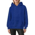 thumbnail image 6 of Guieoi Hoodies for Women Clearance $1.00 Women's Oversized Sweatshirts Long Sleeve CrewNeck Side Zipper Pullover 2025 Fall Trendy Clothes Blue Black*Friday/Cyber*Monday Clearance, 6 of 7