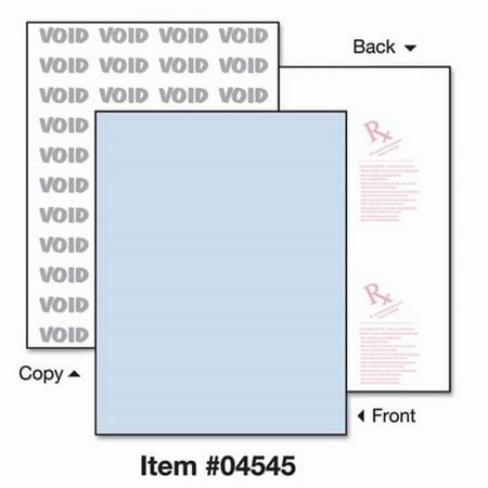 Paris Business Products 8.5 x 11 DocuGard Security Paper - Blue, 24lbs