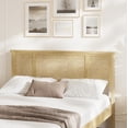 thumbnail image 2 of Studyset Full Bed Frame with Natural Rattan Headboard and 4 Storage Drawers,Bohemian-Style Cane Mattress Support,Strong Metal Base with Resilient Wooden,No Box Spring Needed,Noise Free, 2 of 6