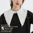 thumbnail image 2 of LoudSung Fake Collar Detachable Academic Half Shirt Blouse False Doll Dickey Collar Elegant Design for Women Girls, 2 of 7