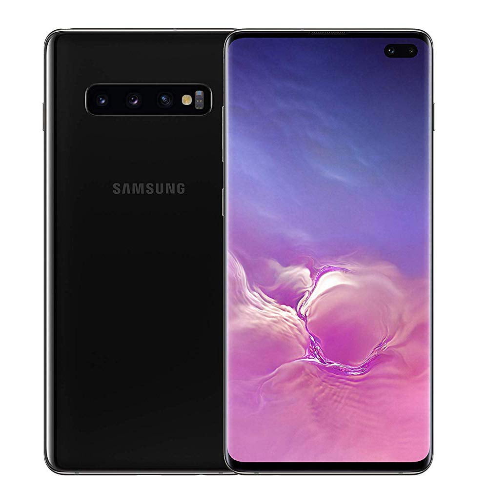 Samsung Galaxy S10 Plus 512GB 8GB RAM SM-G975F/DS (GSM Only, No CDMA) Factory Unlocked International Version (Ceramic Black) -