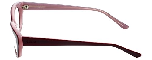 Ecru Designer Reading Glasses Bowie in Wine +3.00