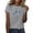 Grey, variant on Women's Print Shirt Short Sleeve Round Neck T Shirt Fashion Top Lightweight Soft Casual Summer Tops Dragonfly Shirts Graphic Tees for Women Dark Gray S