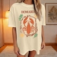 thumbnail image 3 of T Shirts for Women Summer Short Sleeve Crewneck Loose Fit Y2k Lobster Graphic Tee Shirt, 3 of 5