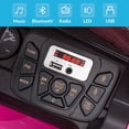 thumbnail image 4 of Coche eléctrico Ride on Truck Kidzone Toyota Tacoma 12 V, color rosa, 4 of 6