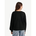 thumbnail image 2 of Justice Girls Sequin Smiley Sweater, Sizes XS - XLP, 2 of 5