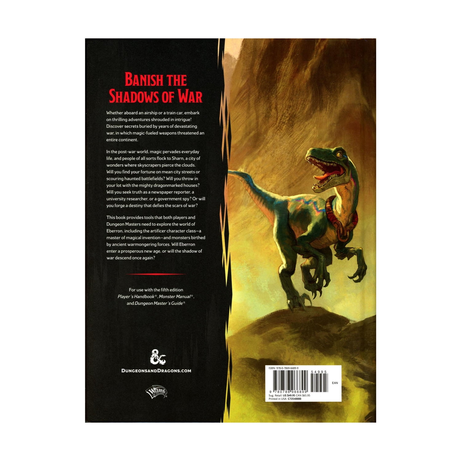 Eberron: Rising from the Last War (D&d Campaign Setting and Adventure Book), (Hardcover)