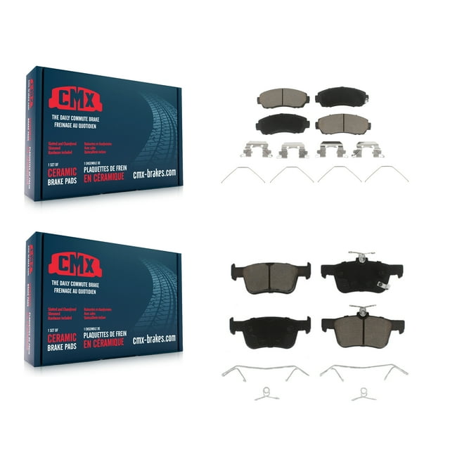 CMX Front Rear Ceramic Brake Pads Kit for Car 2019-2021 Acura RDX KCX-100568