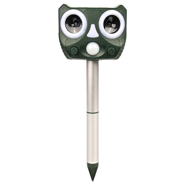 Repelente solar ultrasónico para mascotas, repelente para ratones, repelente de insectos, repelente de serpientes, accesorios repelentes multifuncionales para jardín al aire libre.