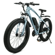 Viribus Electric Bike for Adults 26" 500W Fat Tire Mountain E Bicycle w PAS 20mph Gray