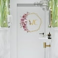 thumbnail image 5 of Jinsinto Flower Pattern Toilet Door Wall Sticker Bathroom Wall Sticker Wall Sticker, 5 of 5