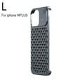 thumbnail image 1 of For IPhone 13/14 Aluminum Alloy Hollow Phone Case Heat Dissipation Aromatherapy J5O5, 1 of 9