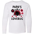 thumbnail image 3 of Inktastic Valentine's Day Papa's Lovebug Long Sleeve Youth T-Shirt, 3 of 5