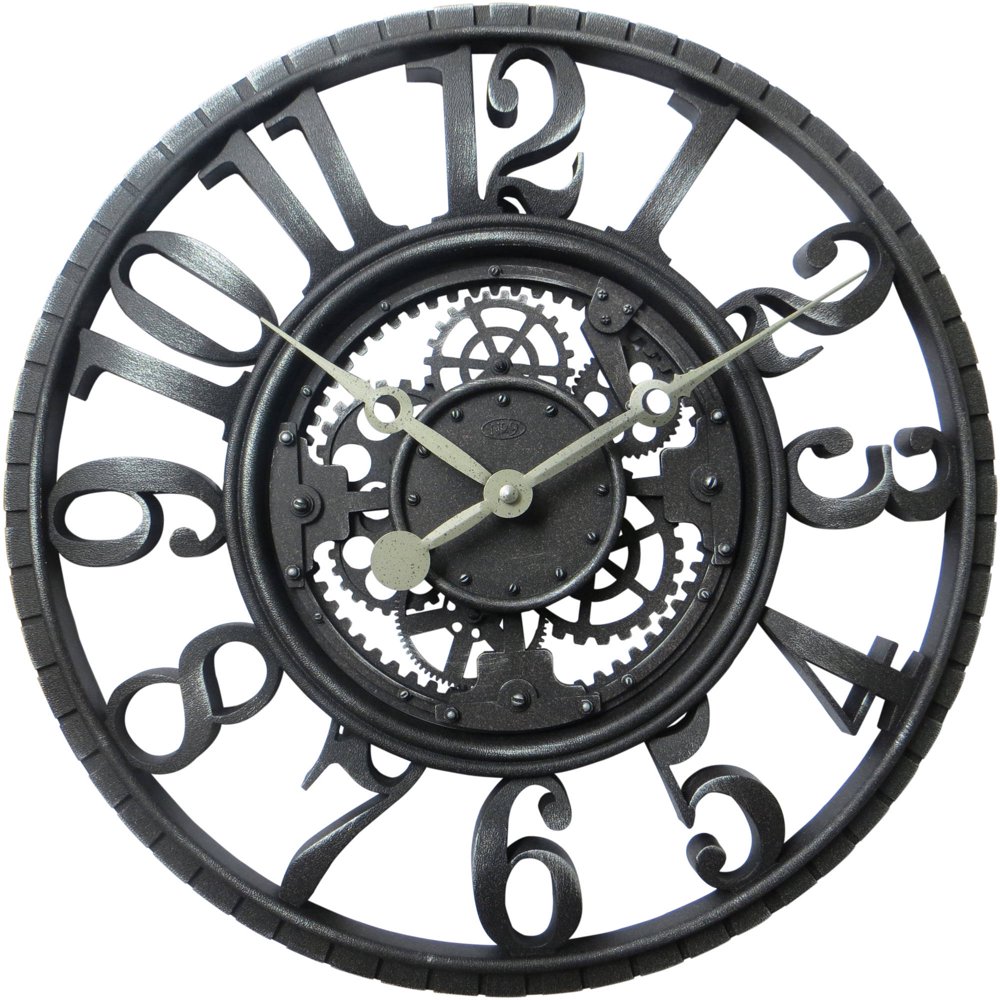 Better Homes and Gardens 22" Antique Gear Wall Clock