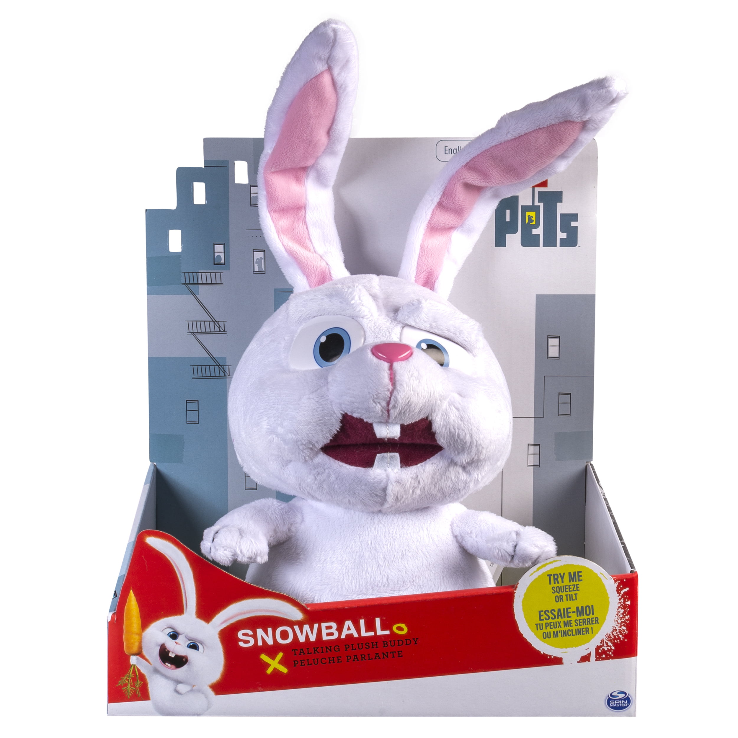 Cute & Crazy Snowball Interactive Talking Plush Toy The Secret Life of Pets