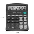 thumbnail image 3 of MERILER 12-Digit Large Display Desktop Calculator with Big Button Design and Musical Alarm Function, 3 of 7