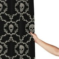 thumbnail image 6 of DouZhe Vintage Gothic Paisley Skulls Pattern Shower Curtain, Waterproof Bath Curtains for Bathroom Decorations, 72 x 72 inches, 6 of 7